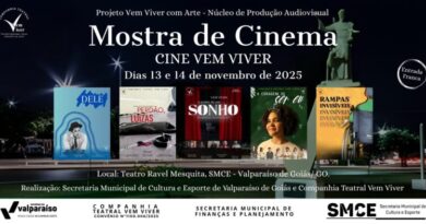 CINE VEM VIVER CELEBRA O CINEMA INDEPENDENTE E TALENTOS LOCAIS EM VALPARAÍSO DE GOIÁS
